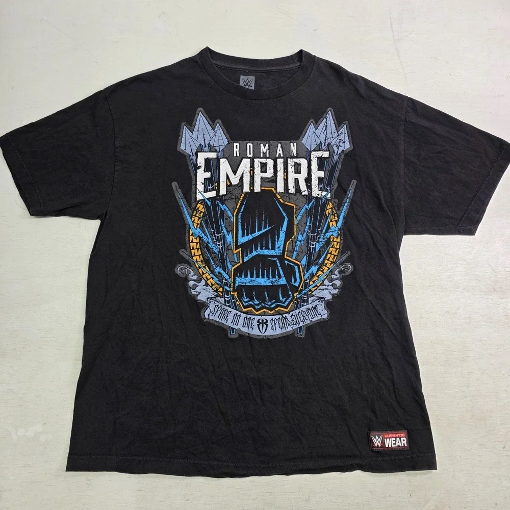 WWE Roman Reigns Roman Empire Spare No One‎ Spare Everyone T-Shirt Men's Sz XL